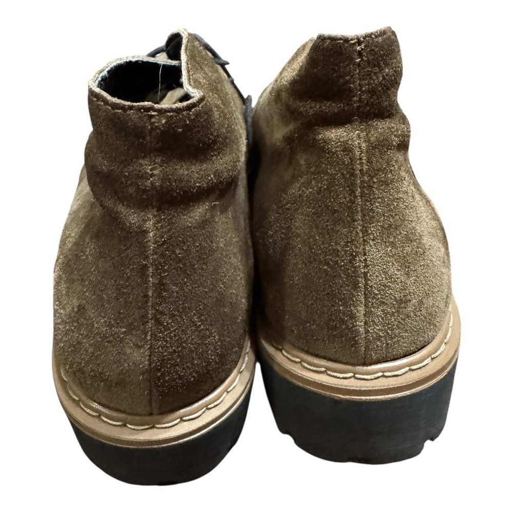 Anna Fidanza Women’s Suede Chukka Boots Brown Italy Lug Sole EU 39 US 8 - Picture 6 of 6